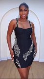 Sexy Sleeveless Beaded Chic Bandage Evening Gown
