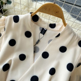 Bubble Sleeve Belt Ball Gown