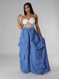 Women's Trendy Multi-Pocket Wide-Leg Pants