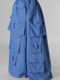 Women's Trendy Multi-Pocket Wide-Leg Pants