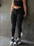 Women sexy Casual Lace-Up Denim Pants
