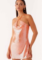 Women Backless Halter Neck sleeveless sexy bodycon dress Women Backless Halter Neck sleeveless sexy bodycon dress