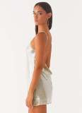 Women Backless Halter Neck sleeveless sexy bodycon dress