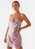 Women Backless Halter Neck sleeveless sexy bodycon dress