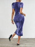 Women Spring Summer Elegant Waist Dress