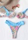 Women Printed Patchwork Sexy Bikini Two Pieces Swimwear