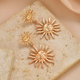 Elegant Vintage Sun Earrings for Women's Party & Events