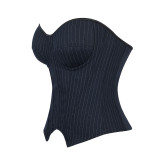Steel Wire Underwire Corset Top for Women