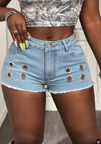 Women's Sexy Tight-Fitting Denim Shorts