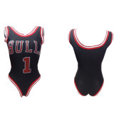 Women's Sexy Triangle One-Piece Swimsuit Print Tight-Fitting Swimwear