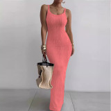 Women Summer Sleeveless Maxi Dress