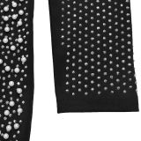 Women Beaded bubble beads elegant dress