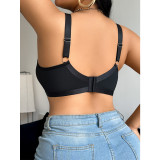Plus size Women bra lace patchwork sexy underwear