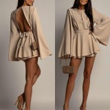 Women Backless Dress