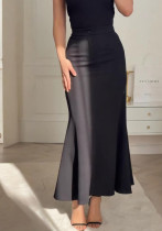 Women summer irregular fishtail skirt