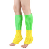 Warm woolen socks women's winter solid color adult leg socks