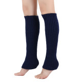 Warm woolen socks women's winter solid color adult leg socks