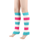 Warm woolen socks women's winter solid color adult leg socks