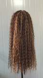 Women African Small Curly Tube Curly Wig