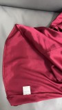 Women Spring and Summer Draped Pleated Sleeveless Satin Top