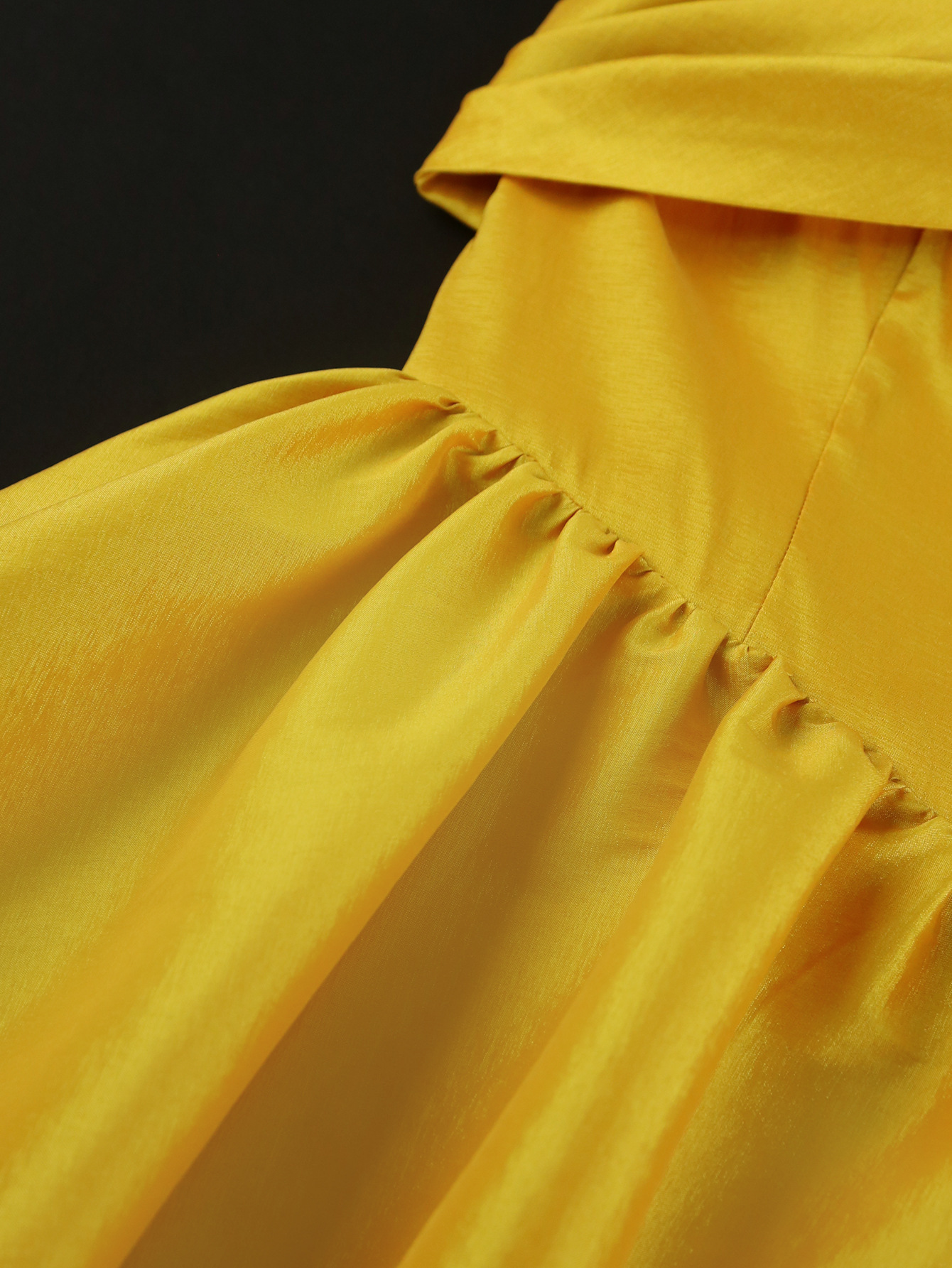 Floral Strapless Mini Dress Sexy Elegant Gold Party Gown