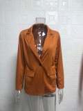 Spring/Summer Fashion Turn-Down Collar Blazer Pants Set