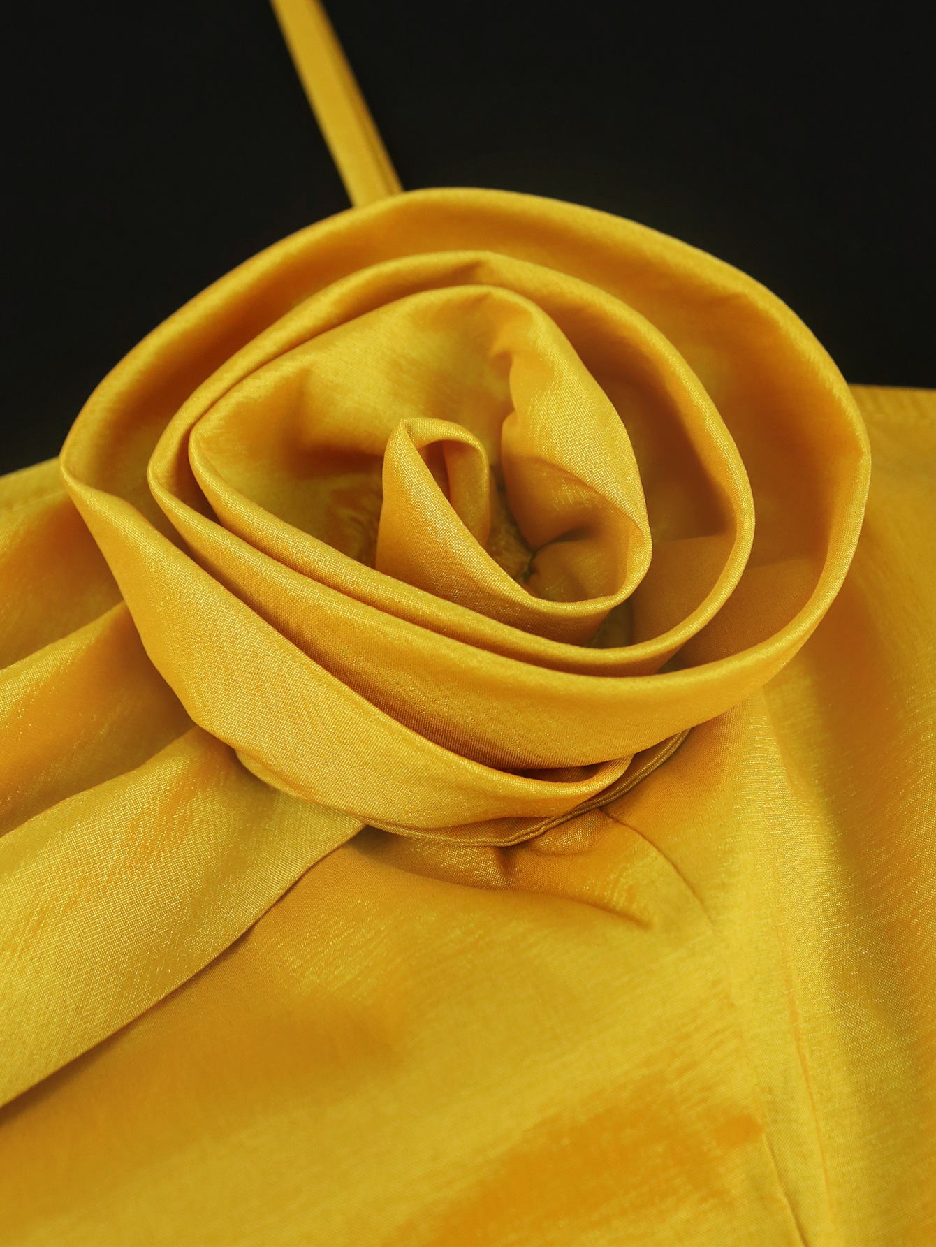 Floral Strapless Mini Dress Sexy Elegant Gold Party Gown