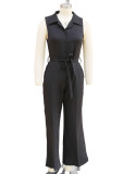 Women Career Sleeveless Jumpsuit