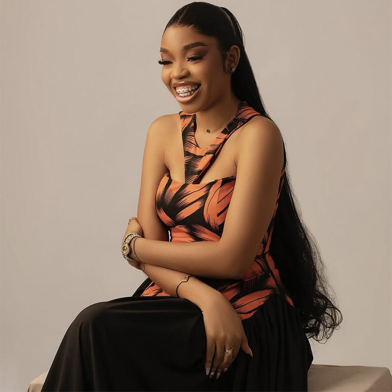 Women Autumn Elegant V-Neck Print Dress