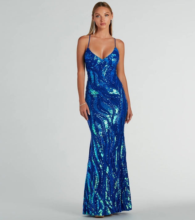 Women Party Sequin Sexy Evening Dress