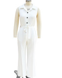 Women Career Sleeveless Jumpsuit