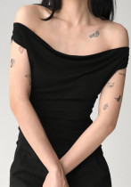 Women Summer Solid Sleeveless Lace-Up Sexy Top