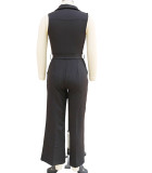 Women Career Sleeveless Jumpsuit