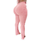 Women Jacket and Pocket Pants Three Piece Set