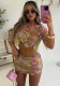Embroidered Sequin Party Skirt Set
