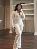 Spring/Summer Casual Sexy Tight-Fitting Bell Sleeve Two-Piece Pants Set