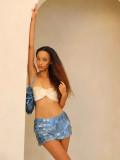 Glitter Sexy Solid Color Short Sequin Mini Skirt