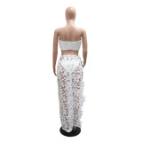 Women Sexy Summer Lace-Up Three-Piece Dress