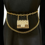 Women Belt Chain Tassel Mini Bag