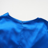 Plus Size African Elegant Solid Dress