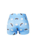 Women's Sexy Tight-Fitting Printed Shorts & Yoga Pants