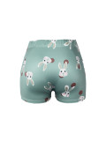 Women's Sexy Tight-Fitting Printed Shorts & Yoga Pants