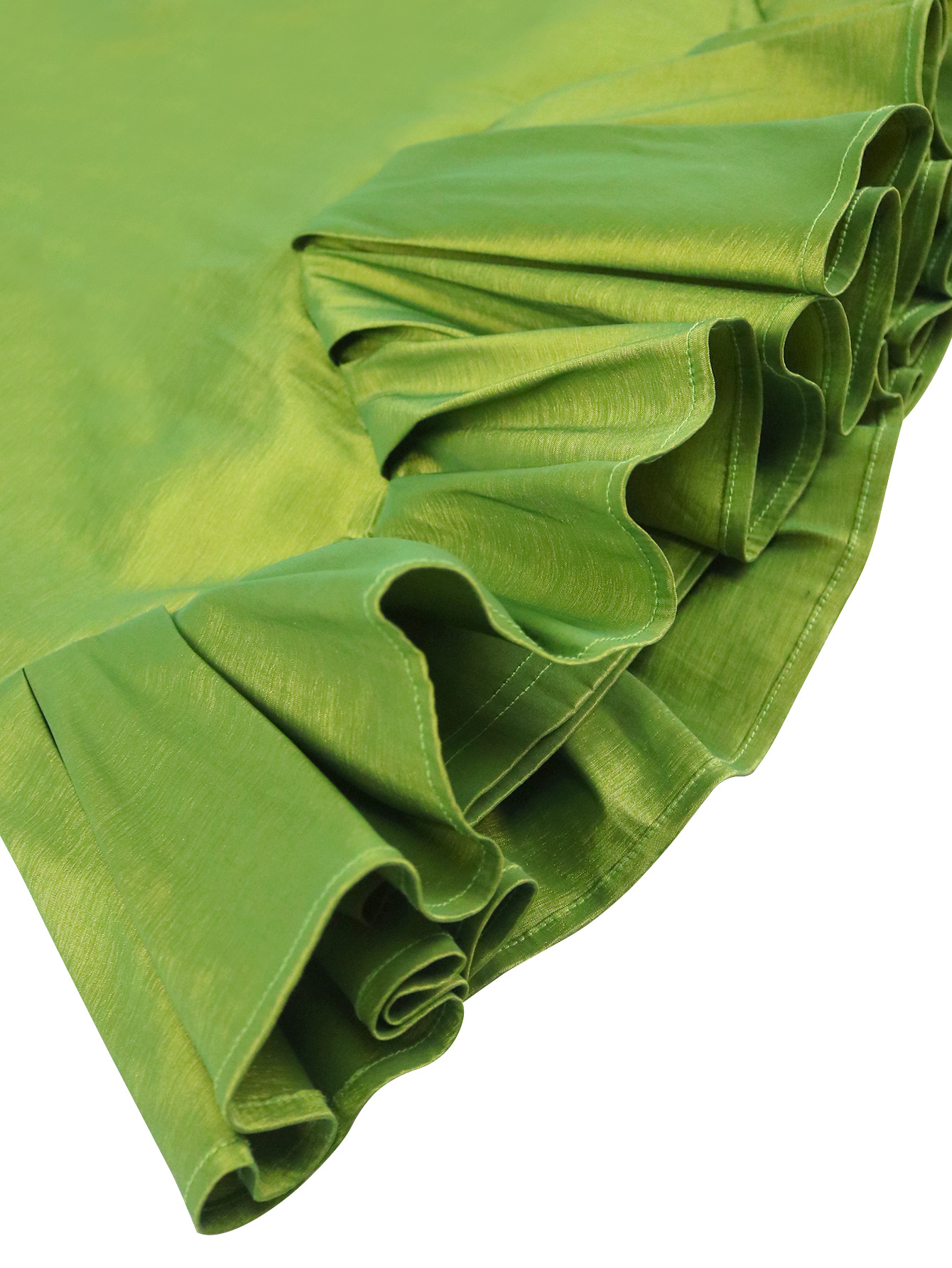 Elegant Puff-Sleeve Party Dress Sequin Patchwork Ruffled Formal Bodycon Gown