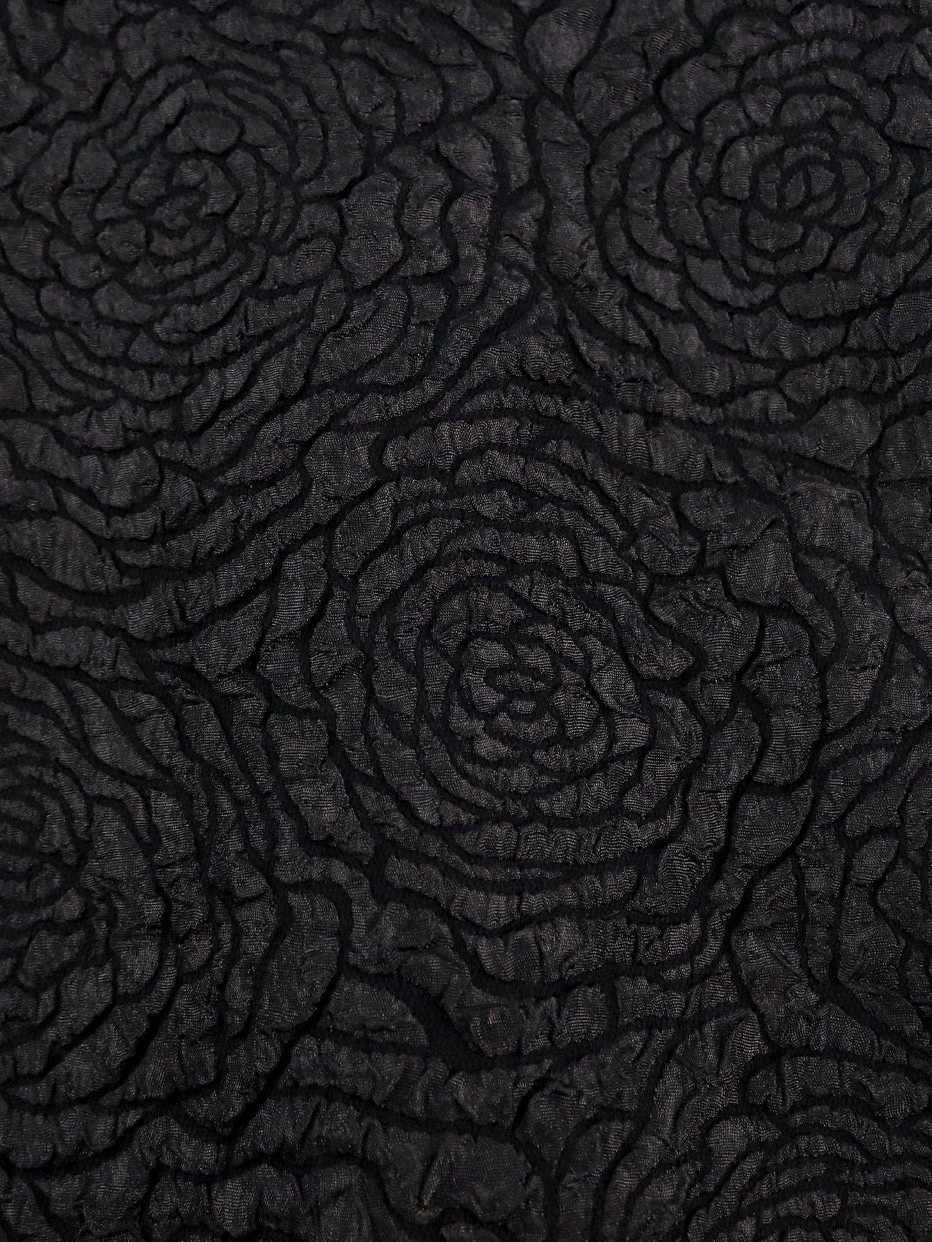 Lace Cut-Out Black Round Neck Dress Fringe Chic Formal Party Gown