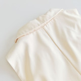 Summer Chic Elegant Vest Pleated Loose Skirt Set