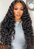 African Fashion Front Lace 13*4 Wig Kinky Coil Afro Long Curly Hairpiece