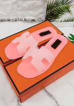 Summer Flat Solid Color Sandals Slippers Summer Flat Solid Color Sandals Slippers