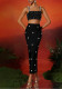 Women Sexy Sleeveless Top and Bodycon Skirt Two-Piece Set