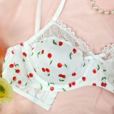 Women sexy cherry print camisole top, Outdoor Wear Basics tank top