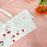 Women sexy cherry print camisole top, Outdoor Wear Basics tank top